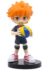 10cm Haikyuu Volleyball Shoyo Hinata Action Figure Q Version Tobio Kageyama koutsrou Figurine PVC Collection Doll Gift Kid Toys