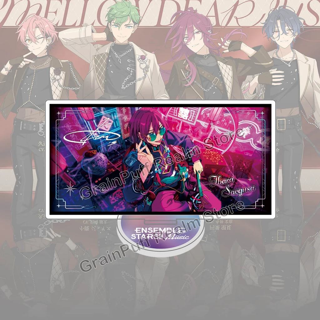 Ensemble Stars MELLOW DEAR US Acrylic Standee Juis, Nozomi, Mashu, Chitose Collectible Figure Display, Cute Desk Decor, Gift