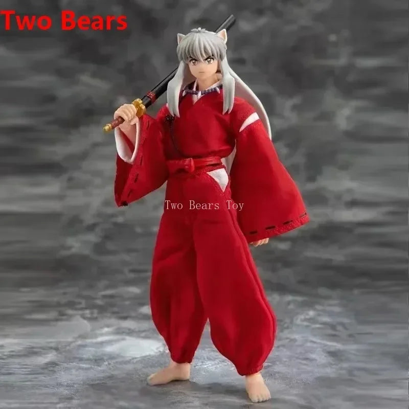 In Stock GT Model Inuyasha 1/12 Sesshoumaru Anime Action Figure SHF Toys Collection Hobby Gift