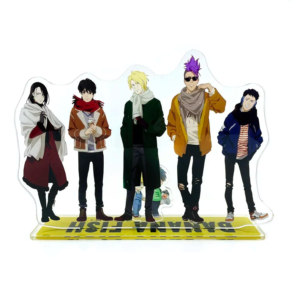 Banana Fish group Aslan Jade Ash Eiji Shorter Yut-Lung Su Rin acrylic standee figurines  egsae astral3
