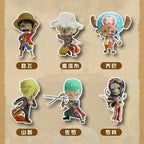New Anime One Piece Semi Dissected First Generation Blind Box Zoro Luffy Sanji Robin Figure Ornaments Kids Toy Birthday Gift