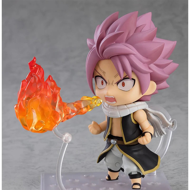 In Stock GSC FAIRY TAIL Nendoroid 1741 Natsu Dragneel Anime full Action Finished plastic Figure Model kit Toy Gift for Kids