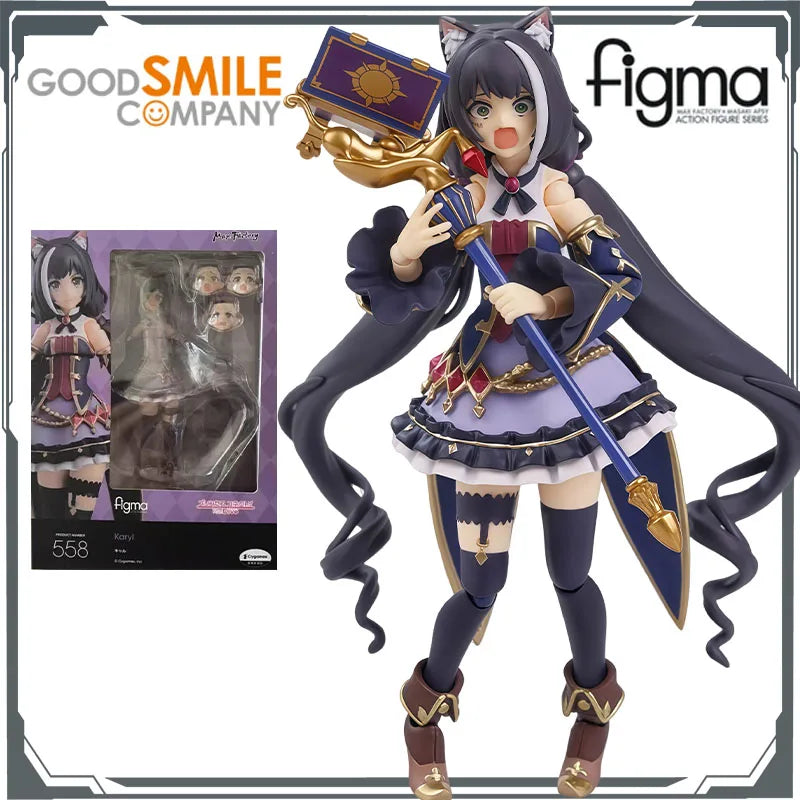 GSC Original Figma Princess Connect! Re:Dive Kokkoro & Pecorine & Karyl Anime Figures Toys for Boys Christmas Gift Collectible