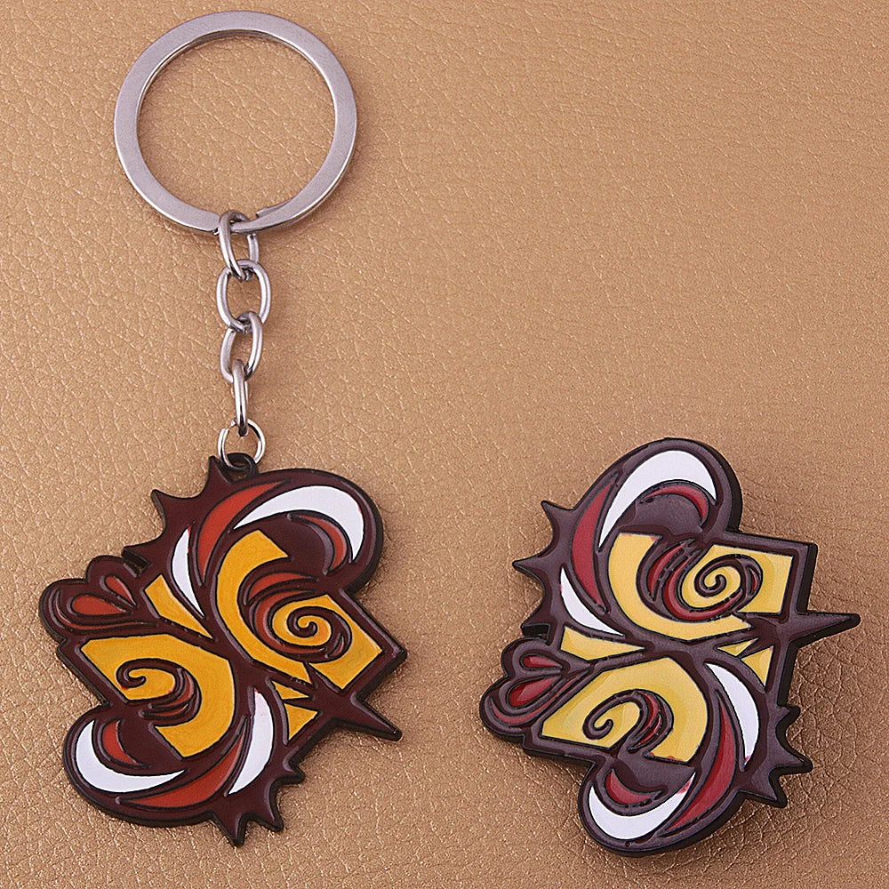 Anime SK∞ SK8 KeyChain Anime peripherals Cosplay Props Infinity Skateboard SK8 Metal Badge Keyring For Women Men Backpack Charm