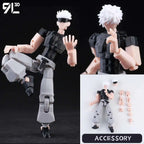 9L3D Printed Dummy13 T13 In Stock Ready to Ship Jujutsu Kaisen Grey Robe Sukuna Figure Anime Articulated Model Stress-Relief Toy