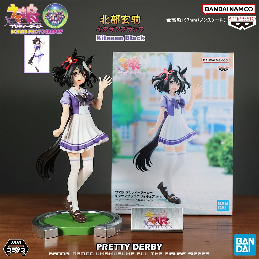 New in Stock Bandai Pretty Derby Special Week Daitaku Helios Silence Suzuka Oguri Cap Figurines Ornaments Anime Models Gifts