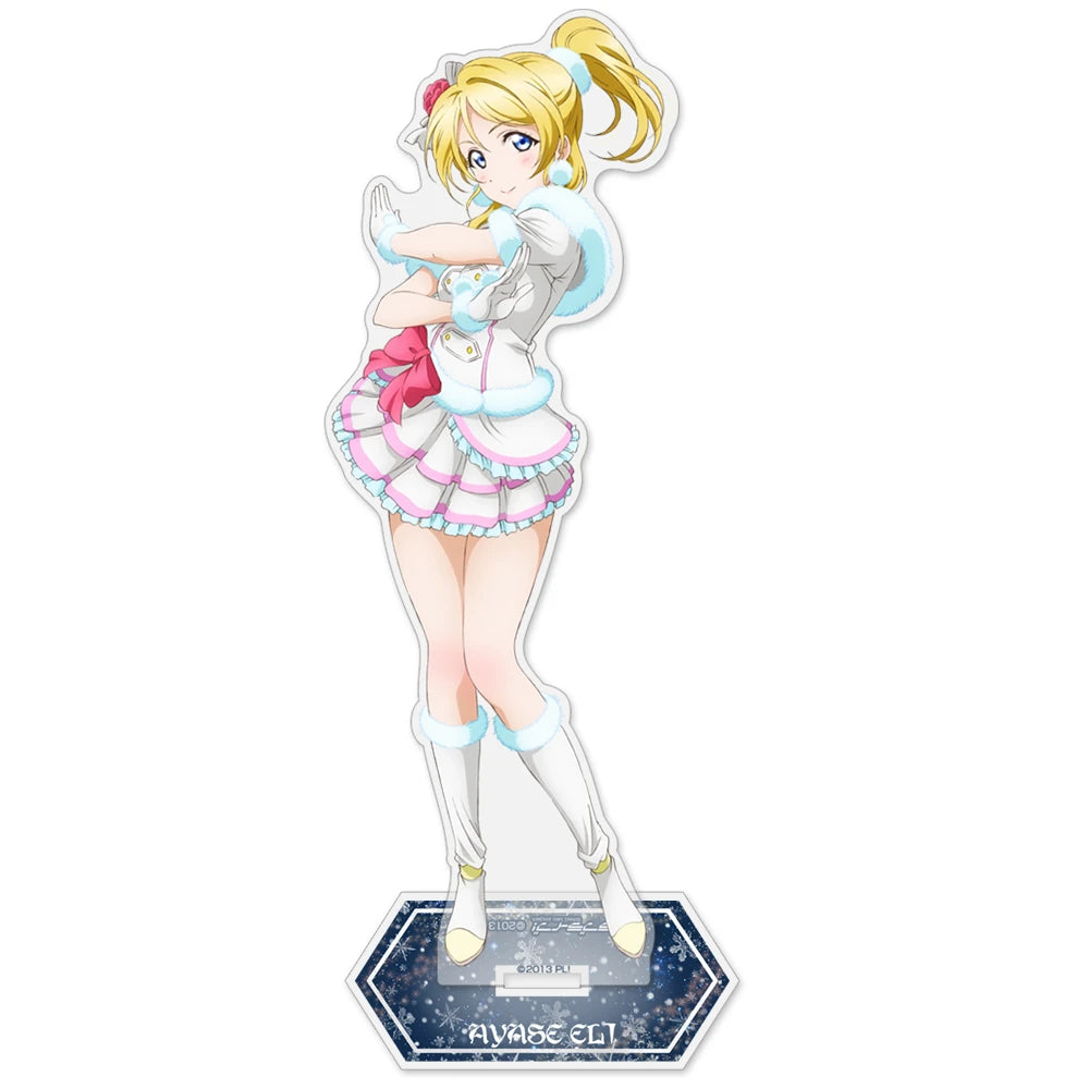 Romantic anime Love Live! Snow halation Version Acrylic standing sign Desktop ornament Friends fans Festival gifts 15cm