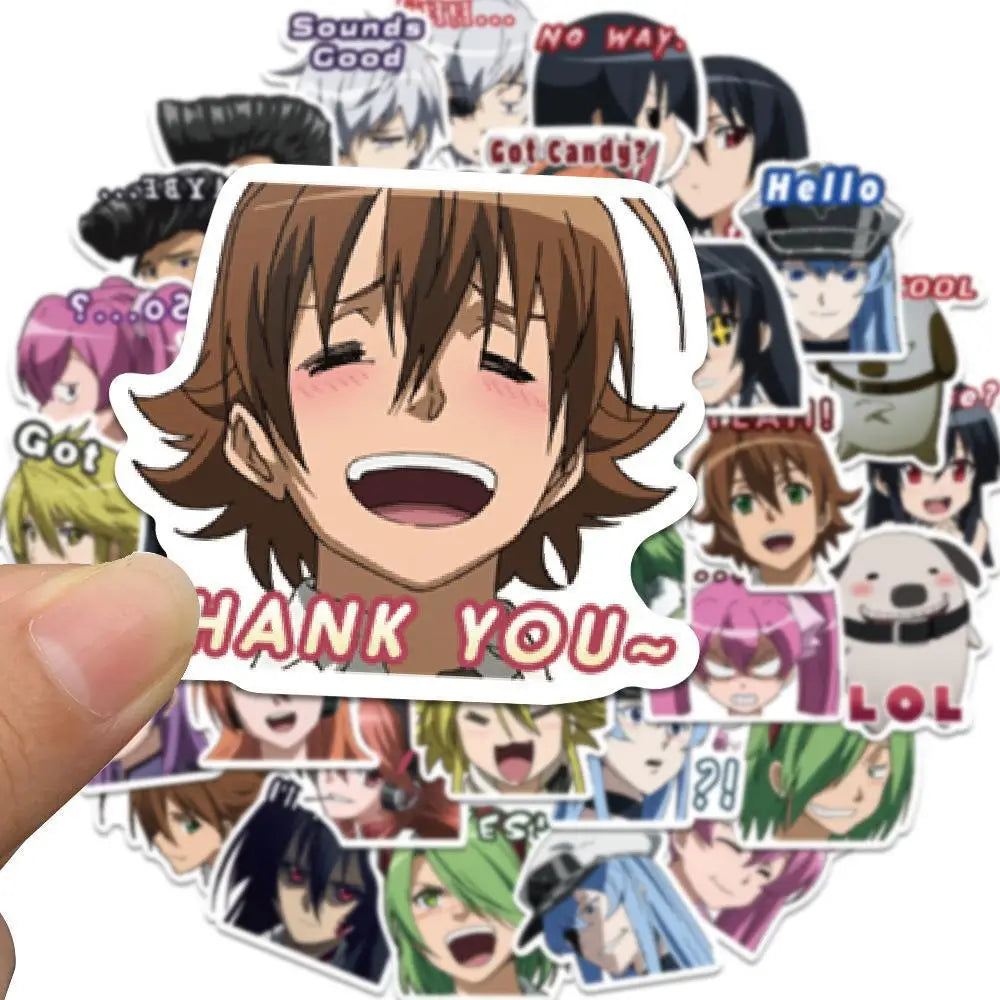 40pcs Akame Ga Kill Graffiti Sticker Cartoon stickers Waterproof Suitcase Phone Case Waterproof Stickers