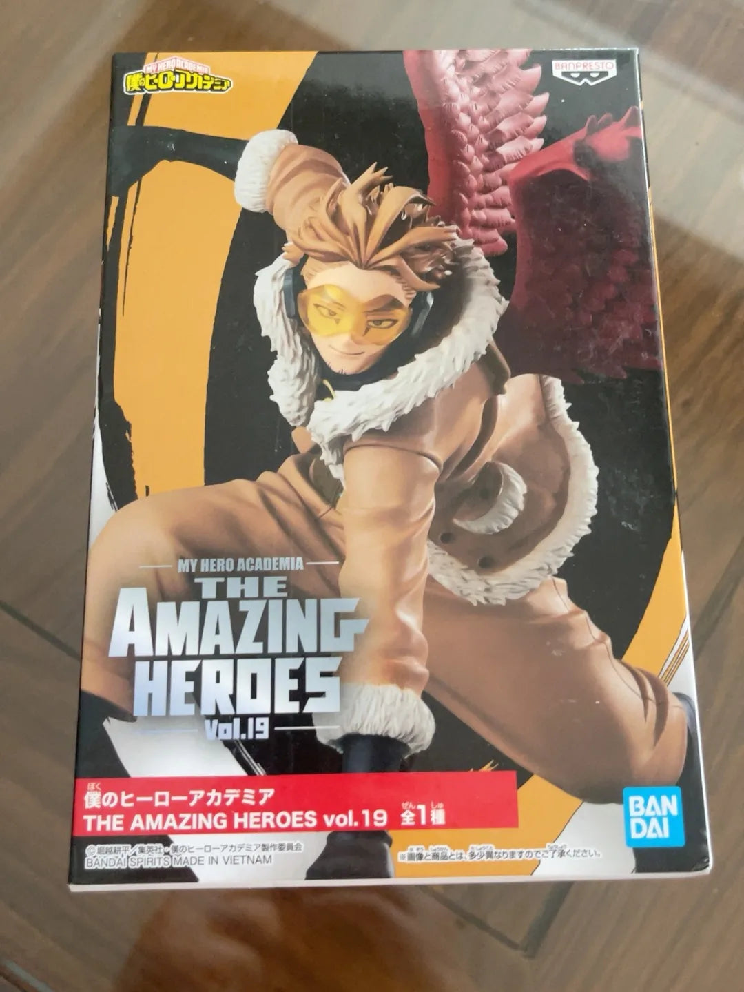 Original Bandai My Hero Academia THE AMAZING HEROES Hawks Kaminari Denki Aizawa Shouta Collections Anime Action Figures Model