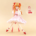 15cm Anime Shin Seiki Evangelion Souryuu Asuka Langley Figure Ayanami Rei 1/7 Whisper of Flower Ver Model Toy Gift Action Figure