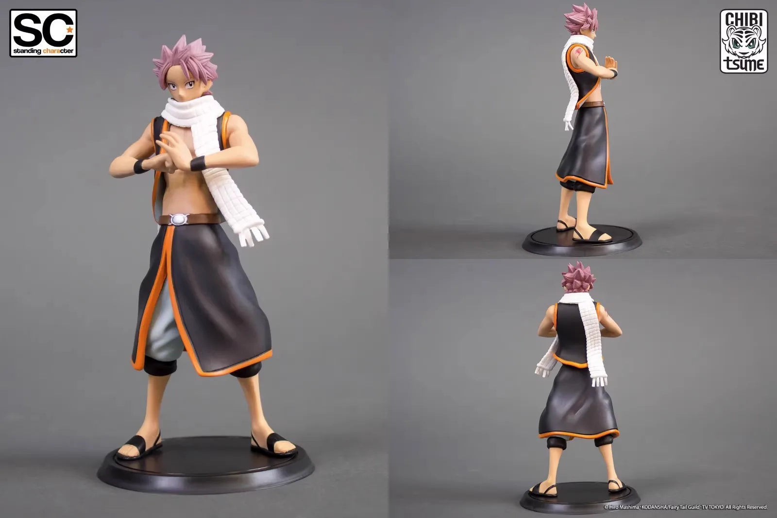 16CM Anime FAIRY TAIL Figure Gray Fullbuster Etherious Natsu Dragneel Set of Stand Posture Model Toy Doll Collection Gifts