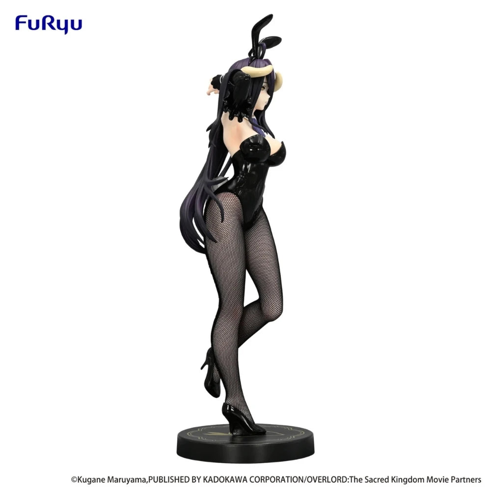 In Stock FuRyu Original Genuine Anime Overlord Albedo BiCute Bunnies Figure Black Ver 30cm BCB Collection Model Toy Figures Gift