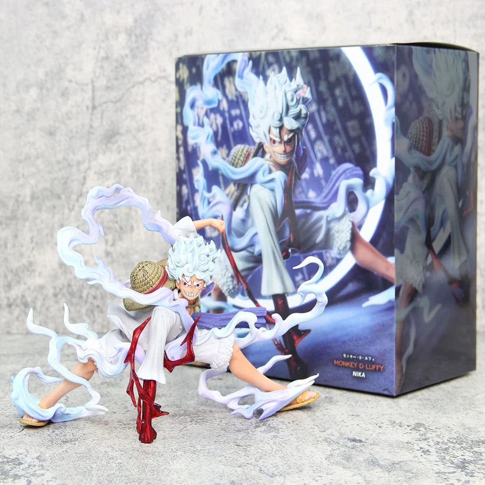 20cm One Piece Luffy Figures Monkey D. Luffy Battle Style Action Figures PVC Anime Collection Model Toys Birthday Ornamen Gifts