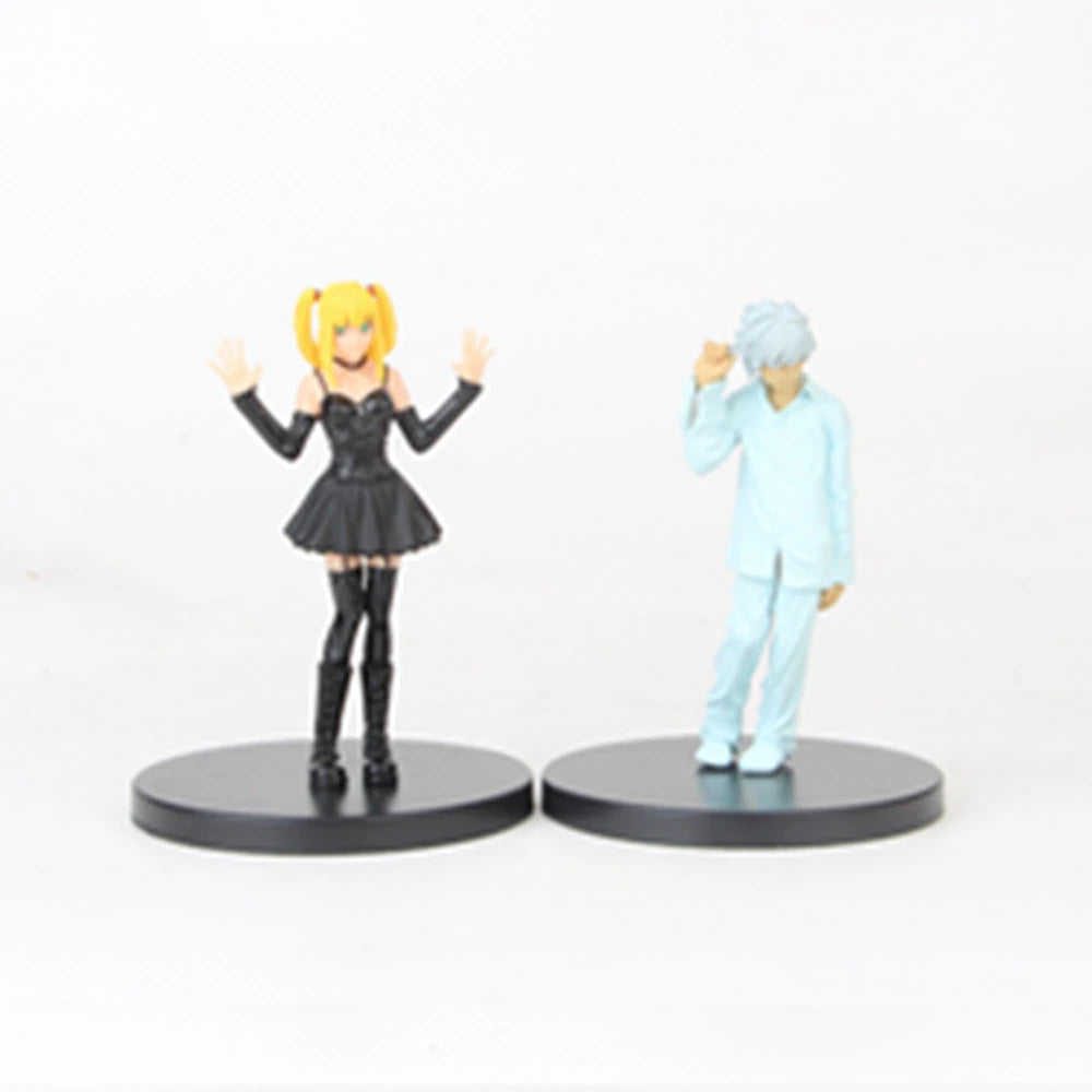 9CM Anime Figure DEATH NOTE Yagami Light Ryuk MisaMisa PVC Standing Model Pose Static Doll Gift Ornaments Sculpture Q version