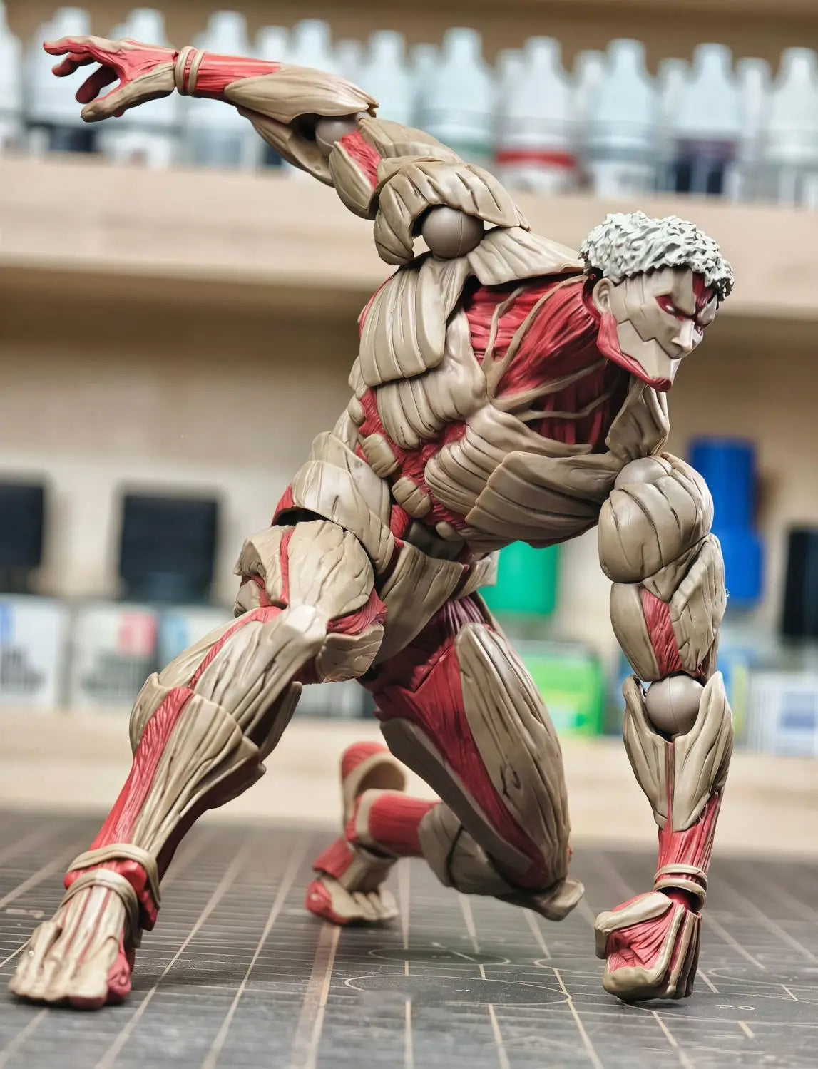 Attack On Titan Figure The Armored Titan Action Figures Pvc Collection Model Desk Decoration Statue Kids Toys Christmas Gifts