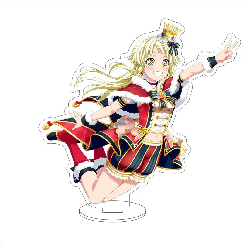 Anime BanG Dream! Acrylic Stand Ornaments Kasumi Toyama Ran Mitake Aya Maruyama Yukina Minato Figure Stand Halloween Gifts