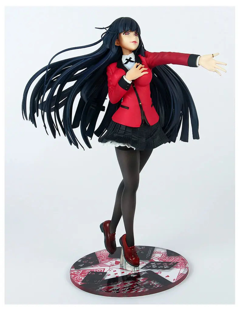 24cm Jabami Yumeko Kakegurui Anime Figure Action Figure Figurine Collection Model Doll Toys Gift