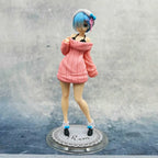 23CM Anime Re:Zero kara Hajimeru Isekai Seikatsu Rem Knit Dress Ver Three Color Set Toy Gift Collection Action Figure