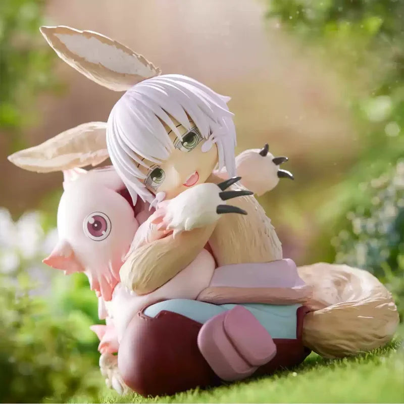 Genuine Taito Made In Abyss:the Golden City of The Scorching Sun Desktop Cute Mitty Nanachi In Stock Original Anime Figure Model