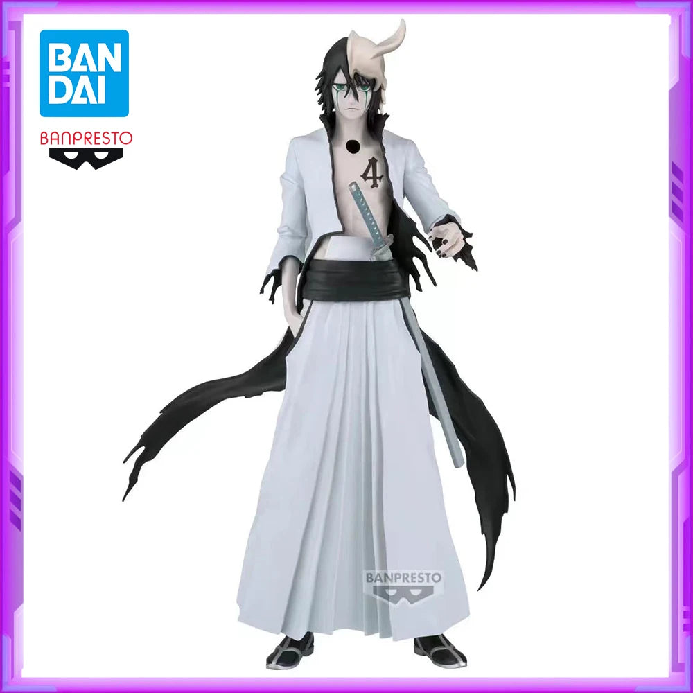 Original BANDAI Banpresto BLEACH Maximatic Ulquiorra Cifer PVC Anime Figures Action Figure Model Toys