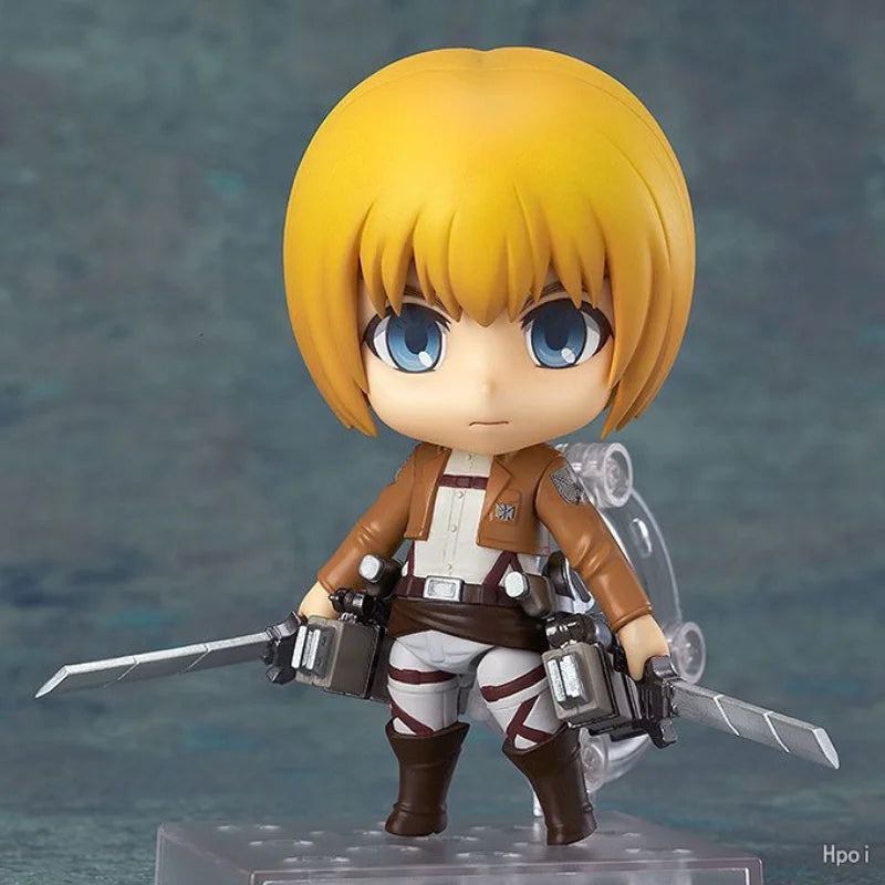 In Stock  Armin Arlert Anime Girl Figure Levi Ackerman Action Figure Shingeki No Kyojin Figurine Model Doll Toys Gift