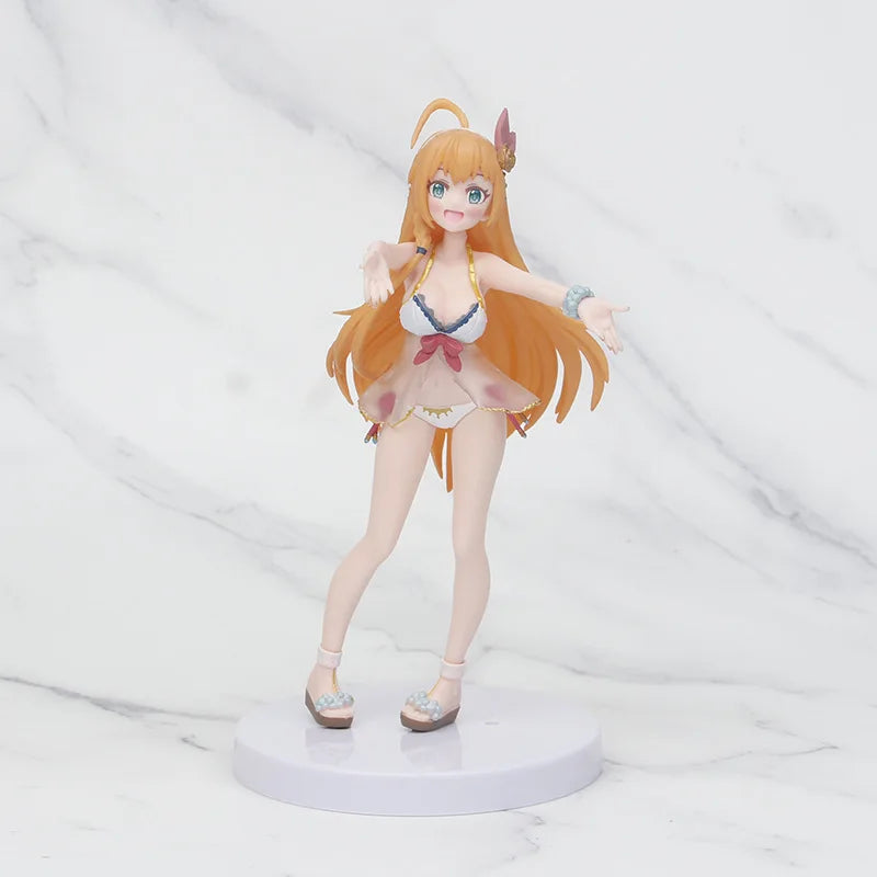 17CM Hot Anime Kokkoro Figure Princess Connect Re:Dive Priconne Natsume Kokoro Swimsuit PVC Action Figure Model Doll Toys