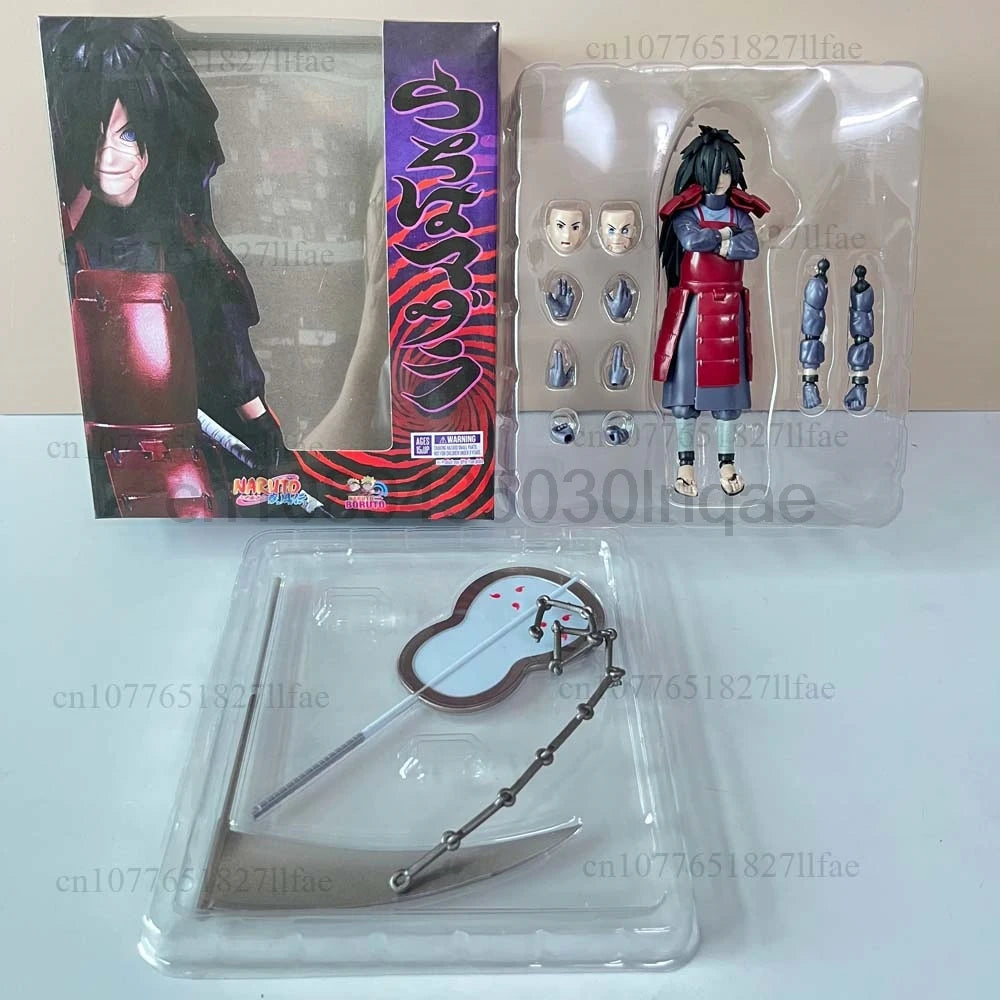 S.H.Figuarts Naruto Shippuden Uchiha Madara SHF Action Figure Model Toys Joint Movable Doll Room Ornament Gift For Friends