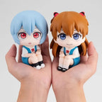 9cm Evangelion Rei Anime Figure Ayanami Rei Asuka Action Figure Q Version Cute Toys Model Collectible Car Desktop Ornament Gift