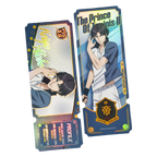 New Prince of Tennis Genuine Laser Ticket/Bookmark Collection Hobby Toys Echizen Ryoma Syusuke Fuji Atobe Keigo Kunimitsu Tezuka