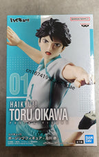 In Stock Bandai BANPRESTO Haikyuu Oikawa Tooru Kotaro Bokuto Kei Tsukishima Desktop ornaments Anime Action Figures Model Gift