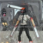 Figma 586 Chainsaw Man Action Figure SHF Denji Katana Man Anime Model Doll Statue Joint Movable Movie Toys Gifts