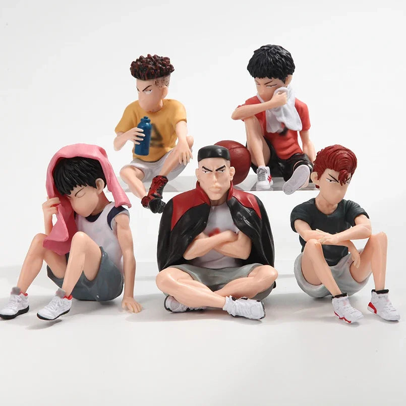 25 CM Anime SLAM DUNK Sakuragi Hanamichi PVC Action Figures Rukawa Kaede Akagi Takenori Mitsui Hisashi Collection Model Toys