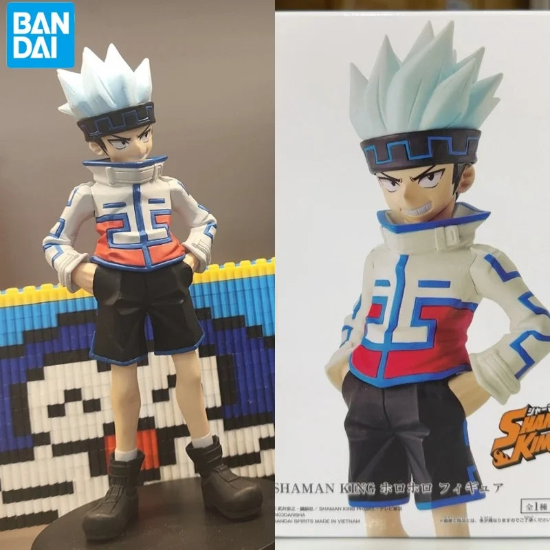 Original Bandai Anime Japanese BP Figure Shaman King 14cm Horohoro Collectible Model  Action Figure Toys For Kids Birthday Gifts