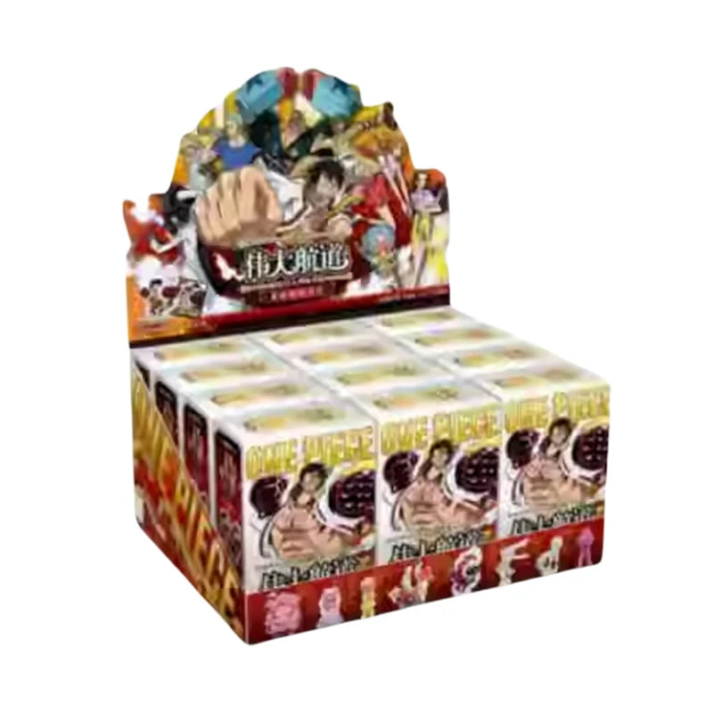 Original Kayou One Piece Series Mini Rubber Doll Model Rare Card Figure Anime Hobby Gift Toy Blind Box Big Hidden Luffy Xp Card