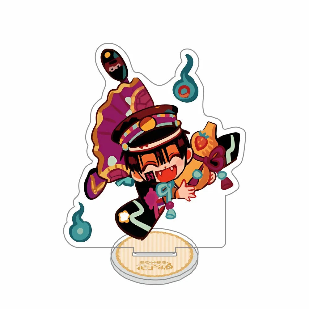 Anime Keychain Toilet-bound Hanako-kun Yugi Amane Yashiro Nene Minamoto Kou Acrylic Stand Model Figure Cosplay Plate Fans Gifts