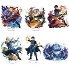 NEW Japan Anime Fullmetal Alchemist Acrylic Stand Model Figure Cosplay Plate Holder Topper Fans Christmas Desk Decor Plate Gift