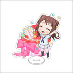 10CM Anime BanG Dream! Nendoroid Figure Stand Model Tsukushi Futaba/Nanami Hiromachi/Mashiro Kurata Cute Desk Decor Standing Sign Gifts