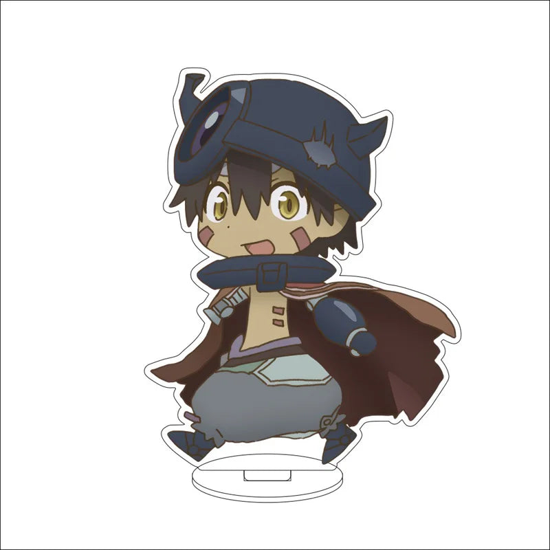Anime Made in Abyss Acrylic Stand Ornaments Riko Reg Nanachi Prushka Figure Stand Halloween Gifts