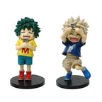 New Arrival My Hero Academia Cartoon Childhood Izuku Midoriya Childhood Katsuki Bakugo Figure Model Decoration Doll Toy Gift