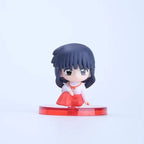Q version Cute Inuyasha figure decoration blind box Sesshomaru Kagome model new sitting figure Gifts suitable for all ages