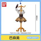 Genuine Bandai Mahou Shoujo Madoka Magika Anime Figure Model Kawaii Mini Clothes Hanger Shaped Desktop Decor Collect Toys Gifts