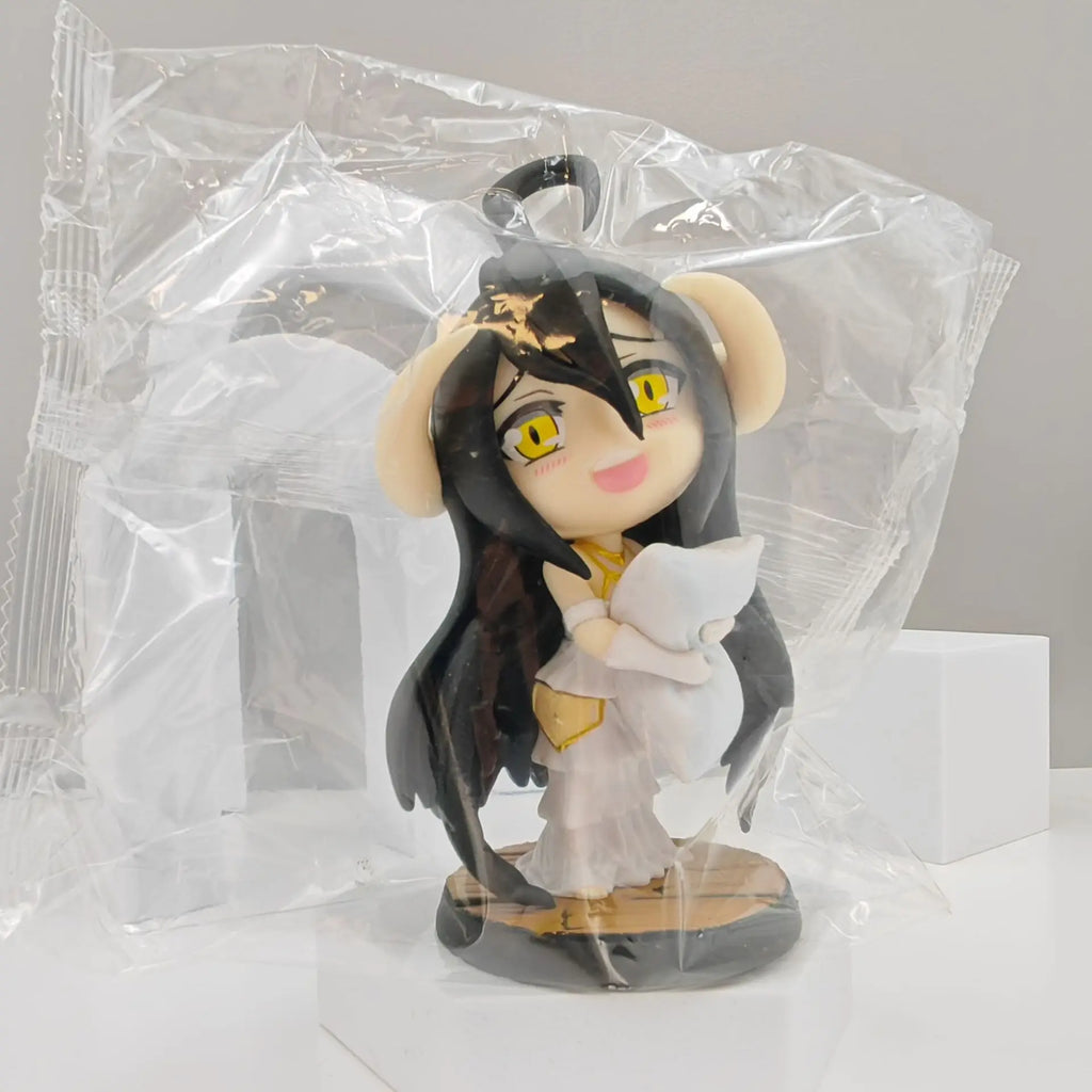 12cm Hot Anime Overlord Pillow Albedo Q Version Figure PVC Action Figure Model Doll Collection Decoration Toy Boys Birthday Gift