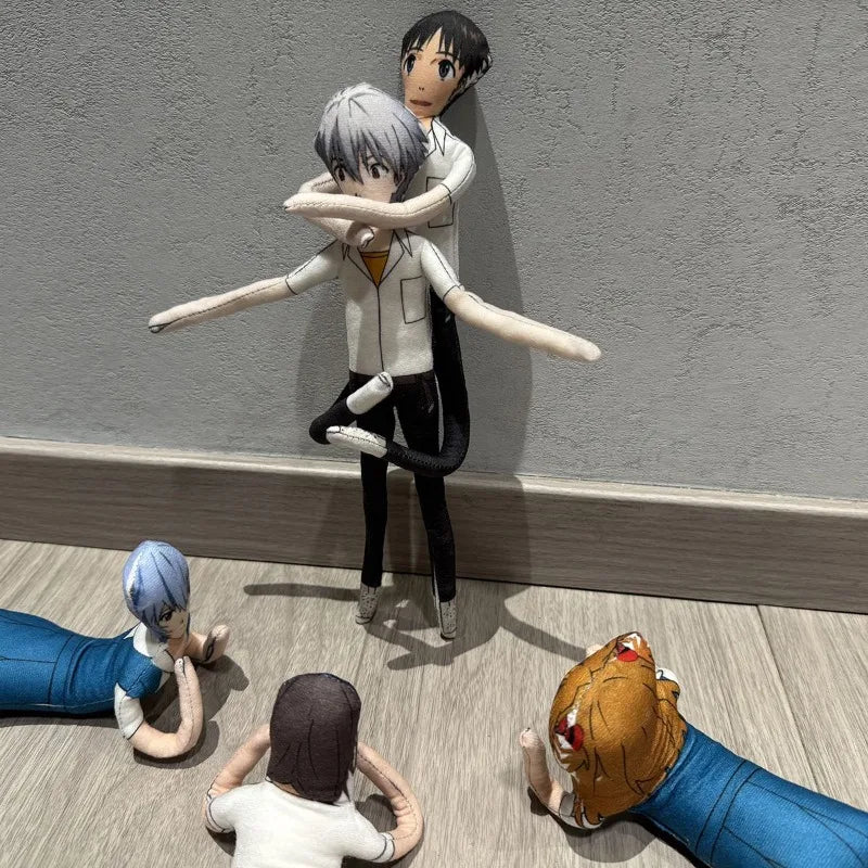 New Century Evangelion Asuka Doll Movable Creative Funny Movable Figurine Toy Home Figure Decorations Action Model Ornament Gift