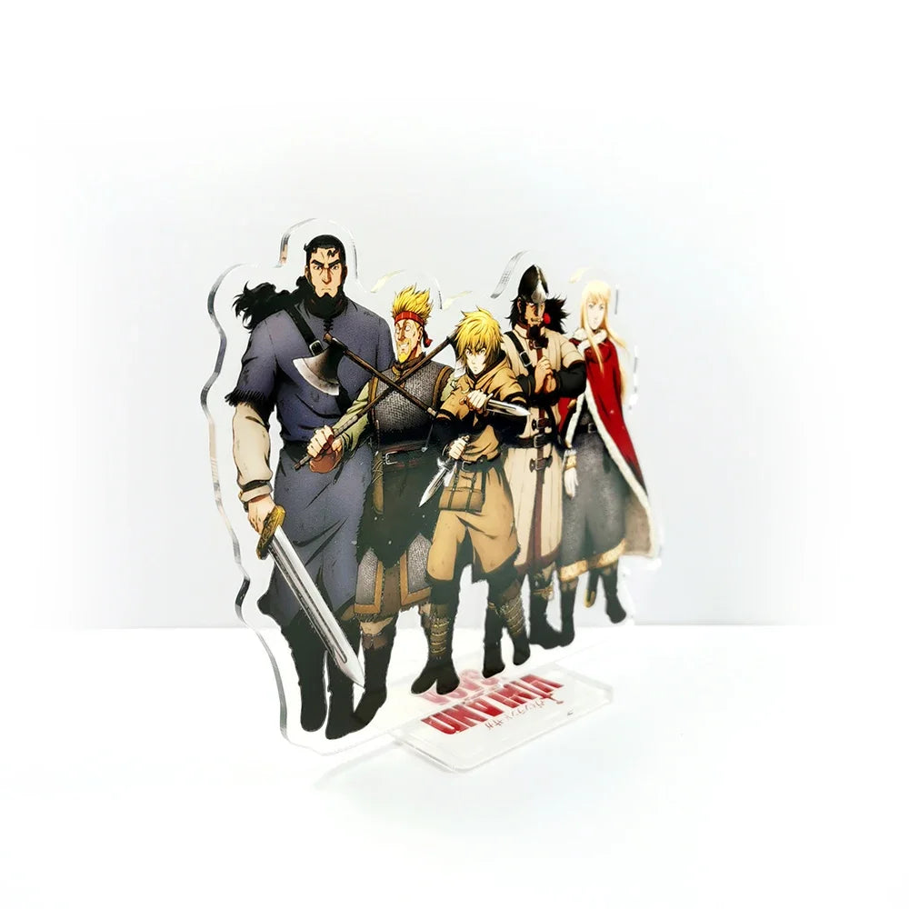 VINLAND SAGA Thorfinn Thors Thorkell Canute acrylic stand figure model plate holder cake topper anime toy