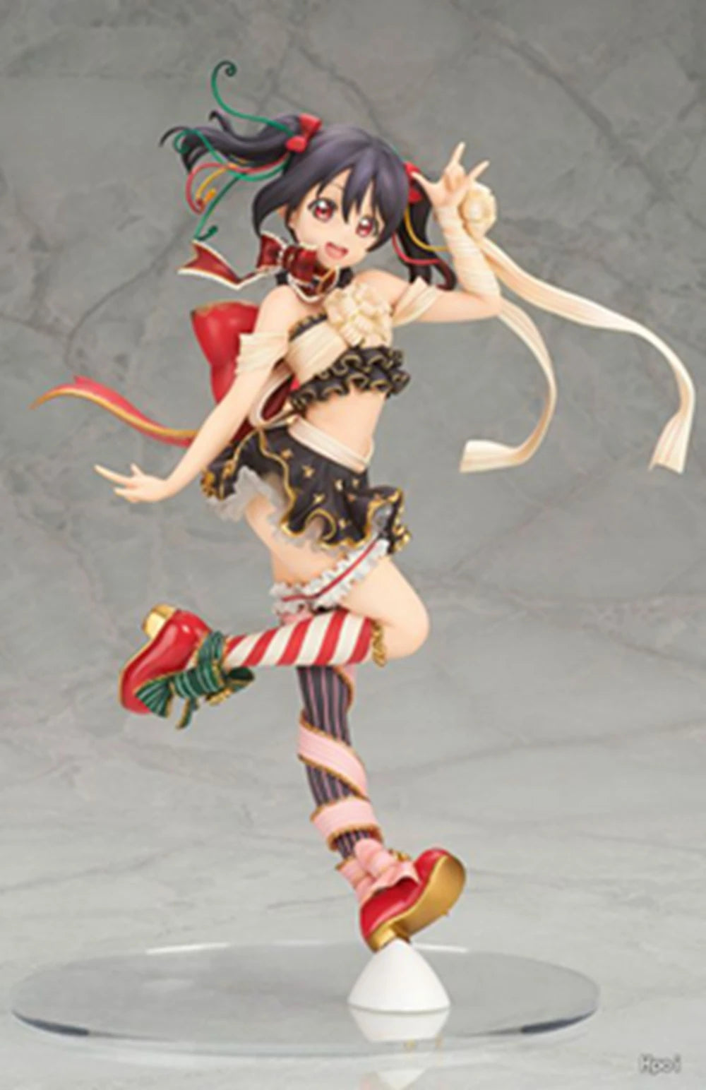 24CM Love Live! School Idol Festival Yazawa Nico Figure 1/7 Christmas Dress Up Model Toy Gift Collection Action Figure PVC