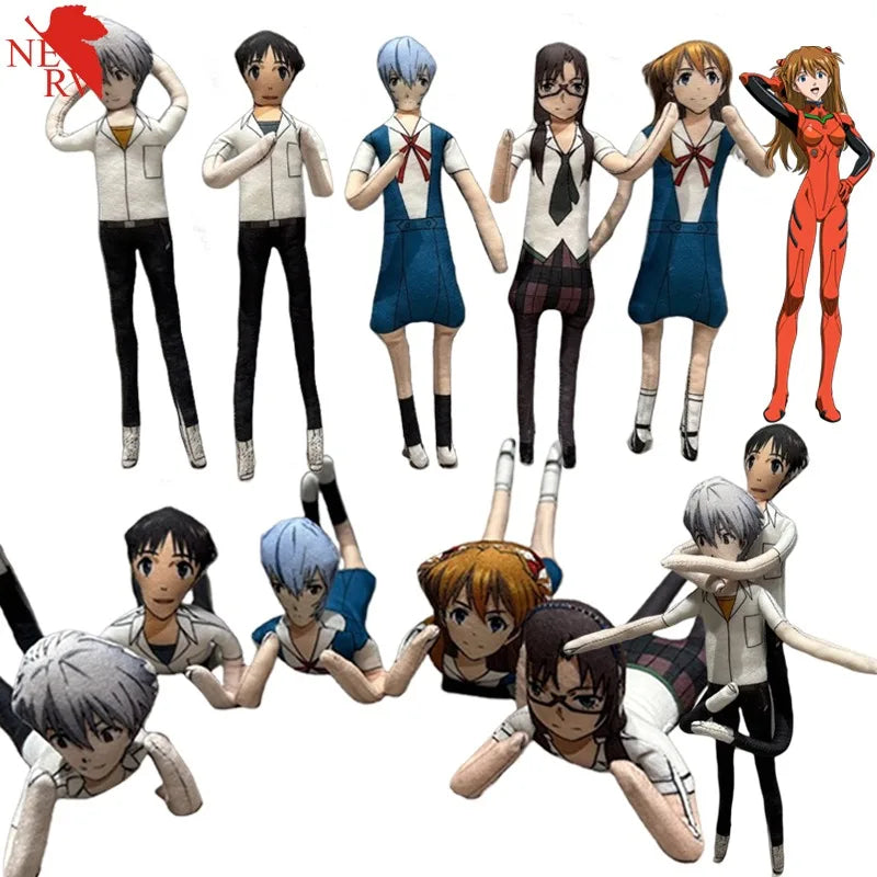 New Century Evangelion Asuka Doll Movable Creative Funny Movable Figurine Toy Home Figure Decorations Action Model Ornament Gift