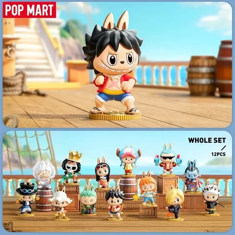 POP MART THE MONSTERS X One Piece Series Blind Box Toys Kawaii Anime Action Figure Surprise Mystery Box Dolls Girls Gift