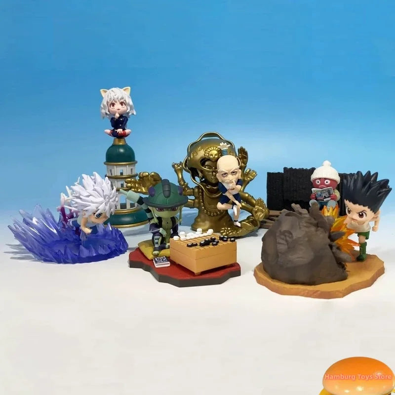 Re-Ment Hunter×Hunter Desktop Collection3 Gon Killua King Of Ants Scene Decoration 6pcs Action Figure Gift