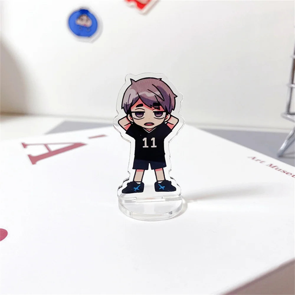 Haikyuu Anime Peripheral Shoyo Hinata Tobio Kageyama Figures Men Women Cartoon Vertical Tabletop Decoration Collectible Gift