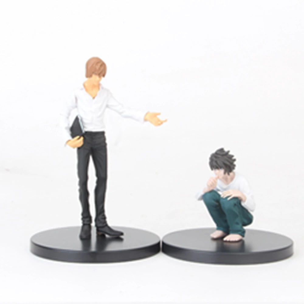 9CM Anime Figure DEATH NOTE Yagami Light Ryuk MisaMisa PVC Standing Model Pose Static Doll Gift Ornaments Sculpture Q version